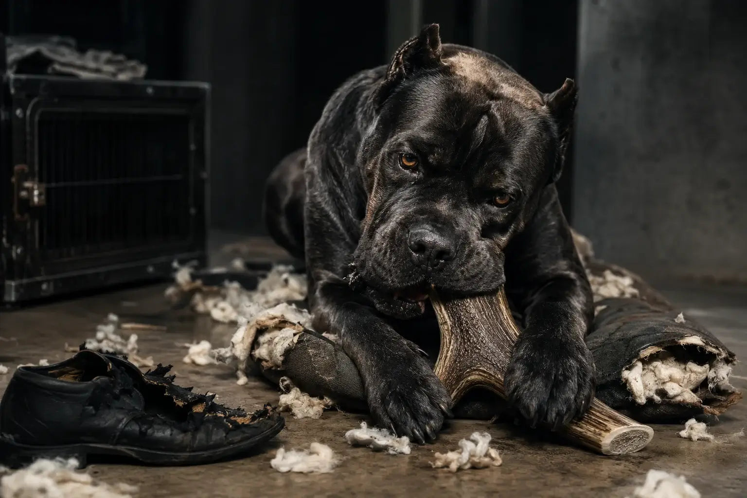 Chien destructeur : pourquoi il détruit et comment l’occuper (mastication naturelle longue durée)