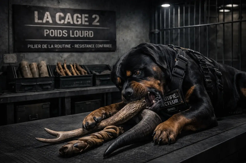 Mastication longue durée molosse adulte - cage 2