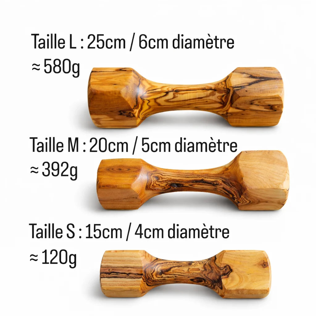 BOIS D’OLIVIER EN HALTÈRE | LA MASTICATION BRUTE EN VERSION PREMIUM