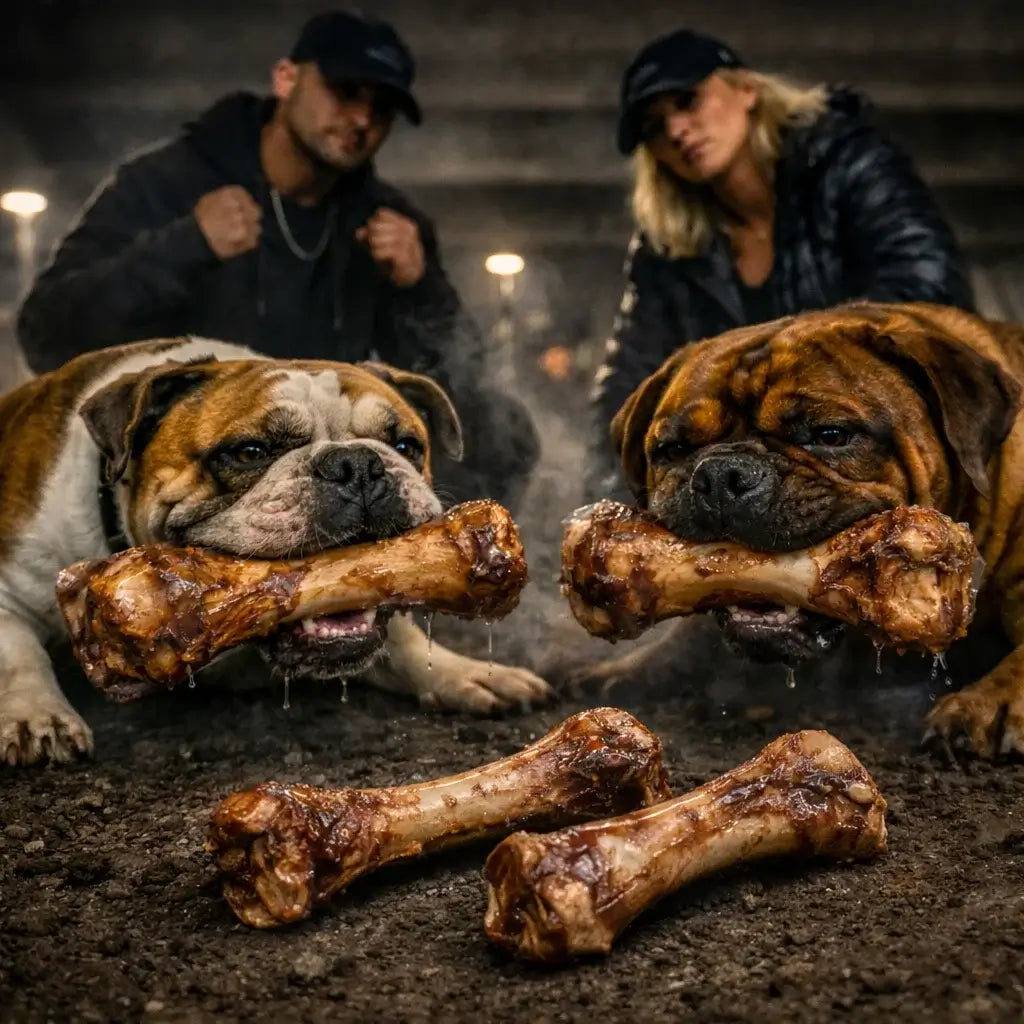 fémur de porc pour gros chien mastication
