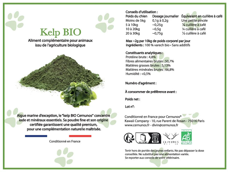 KELP BIO | LE TRÉSOR DES ABYSSES POUR LA LÉGENDE