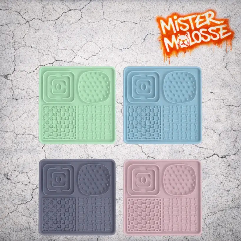 tapis de léchage 4 couleurs 
